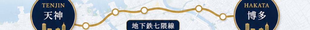 天神と博多を結ぶ都市軸